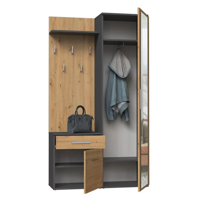 Шкаф за антре Topeshop GARD DUO ANT/ART KPL