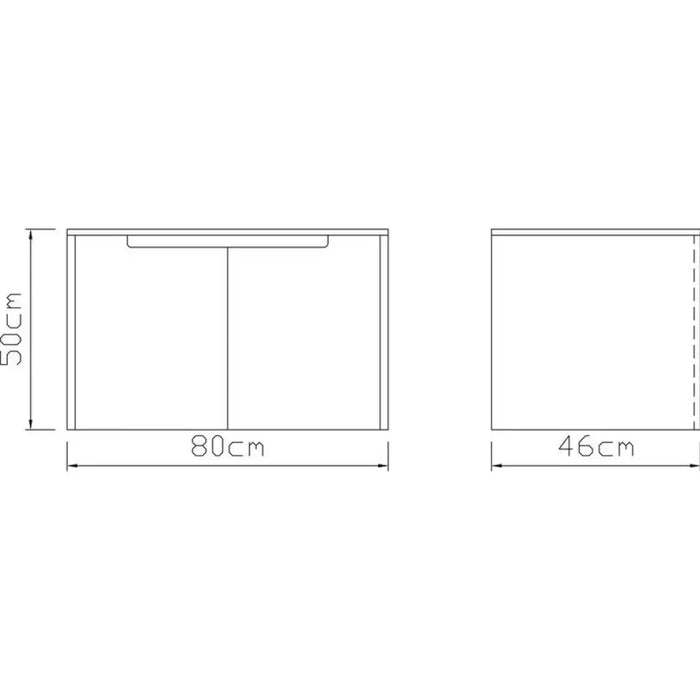 ШКАФ ЗА БАНЯ С УМИВАЛНИК VICARD НАОМИ