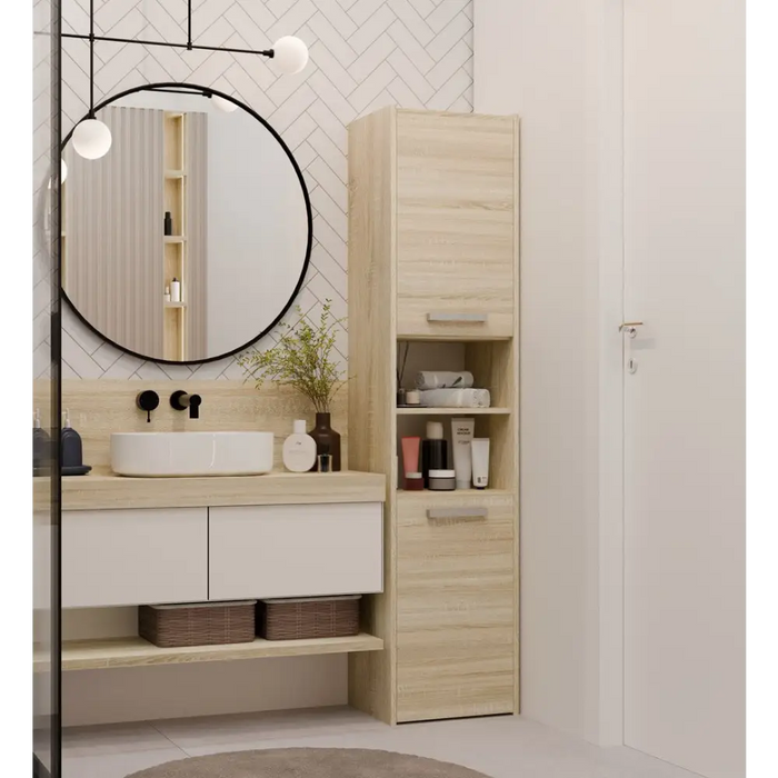 Шкаф за баня Topeshop S40 SONOMA Дъб