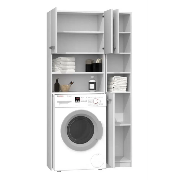 Шкаф за баня Topeshop ZESTAW MARPOL BIEL Бял