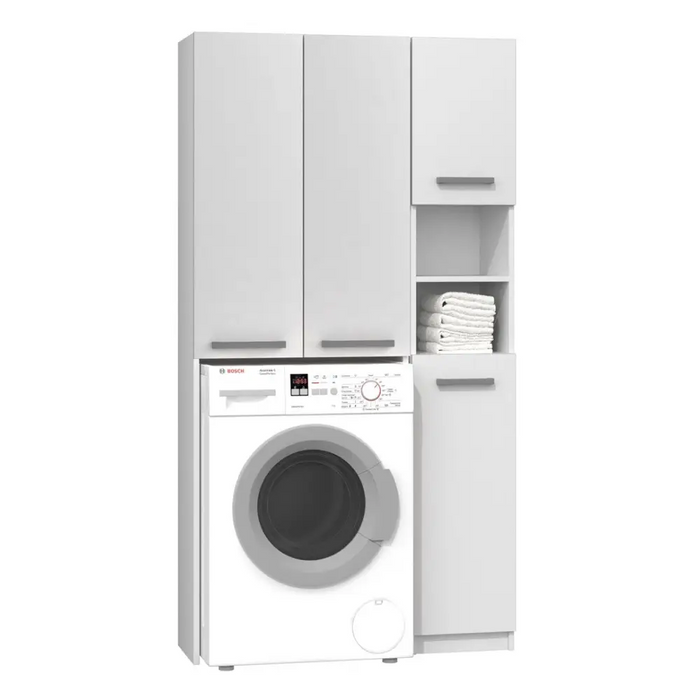 Шкаф за баня Topeshop ZESTAW MARPOL DD BIEL Бял