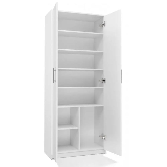 Шкаф за документи OLIV 2D 74x35x180 см бял