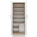 Шкаф за документи OLIV 2D 74x35x180 см Sonoma/Бял