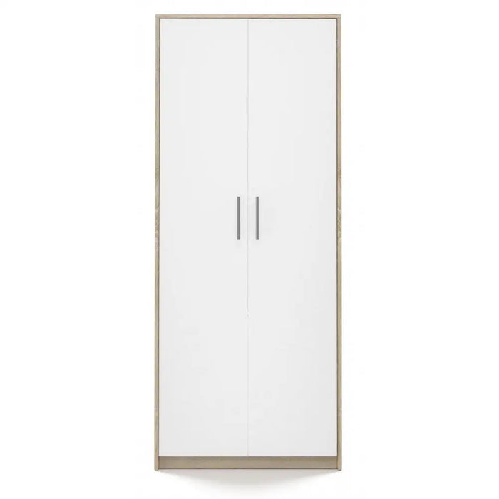 Шкаф за документи OLIV 2D 74x35x180 см Sonoma/Бял