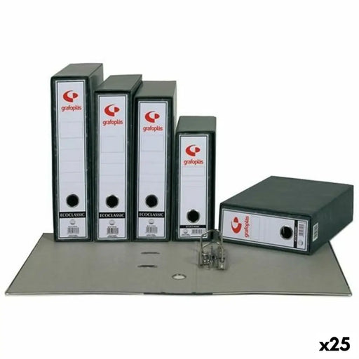Шкаф за Файлове с Лост Grafoplas ECOCLASSIC Сив A4 (25 броя)