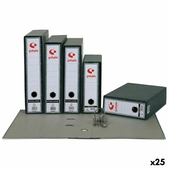 Шкаф за Файлове с Лост Grafoplas ECOCLASSIC Сив A4 (25 броя)