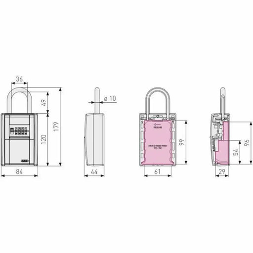 Шкаф за ключове ABUS 797 LED KeyGarage B
