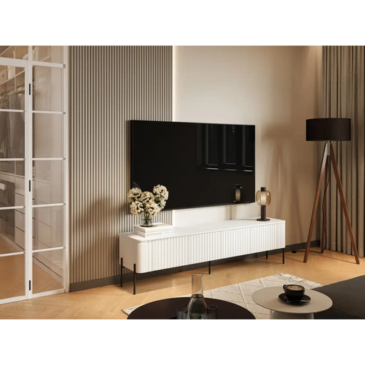 Шкаф за ТВ Cama VERA 190x40x50 бял мат
