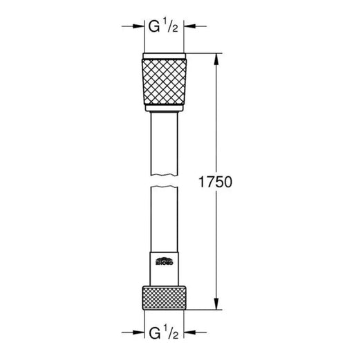 ШЛАУХ GROHE VITALIO FLEX TREND