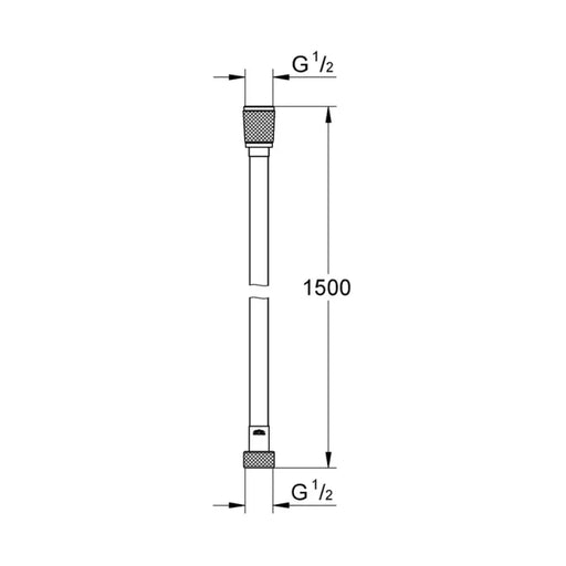 ШЛАУХ GROHE VITALIOFLEX SILVER
