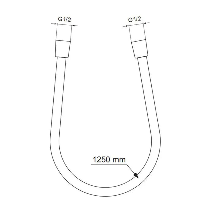 ШЛАУХ IDEALSTANDARD IDEALFLEX 1250 BE125AA