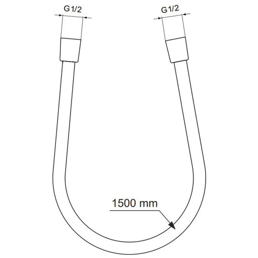 ШЛАУХ IDEALSTANDARD IDEALFLEX 1500 BE150AA