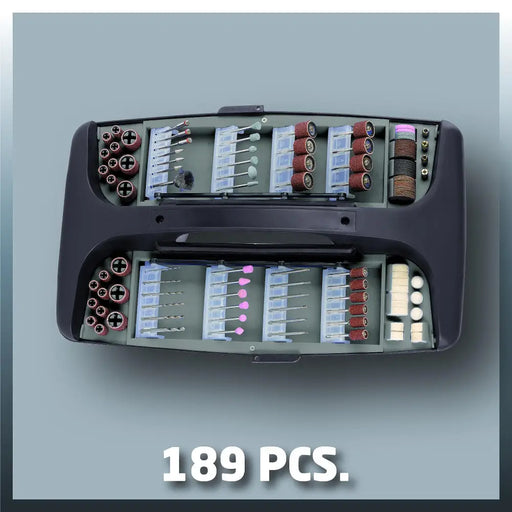 Шлифовалка Einhell TC-MG 135 E аксесоари 189 бр.