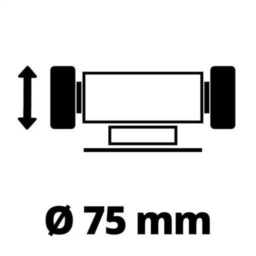 ШМИРГЕЛ EINHELL TC-XG 75 KIT