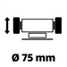 ШМИРГЕЛ EINHELL TC-XG 75 KIT