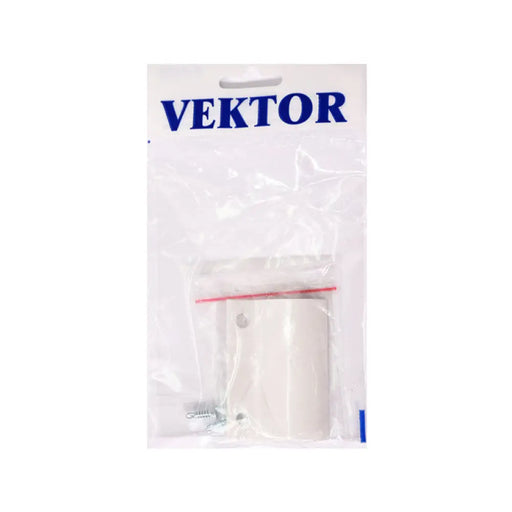 ШНАПЕР ЗА КОМАРНИК 6.6CM БЯЛ VEKTOR.