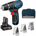 Шофьорска бормашина BOSCH Professional GSB 12V-15 12 V 30 Nm