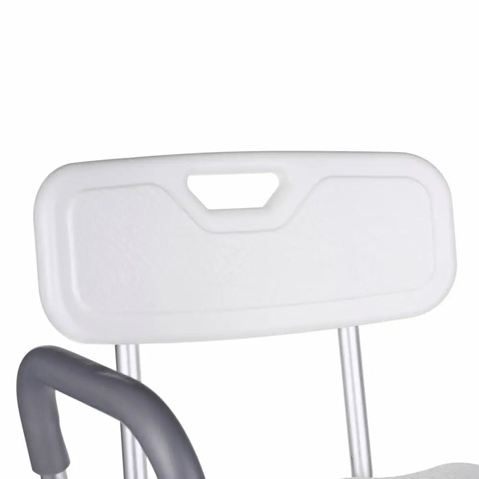 Shower stool with backrest and handles