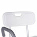 Shower stool with backrest and handles