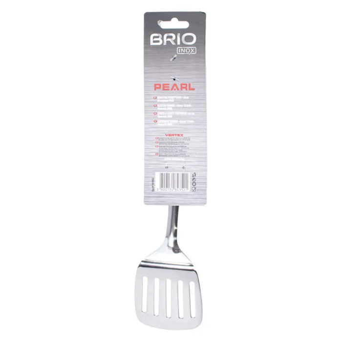 ШПАТУЛА РЕШЕТЪЧНА 33 СМ BRIO INOX PEARL