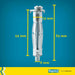 шпилки и винтове Rapid 13 x 52 mm M6 x 63 mm Метал