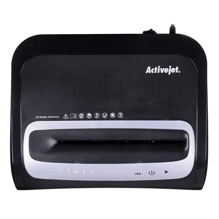 Шредер Activejet ASH 2502C P 4 28 л шредове 4x40 мм черен