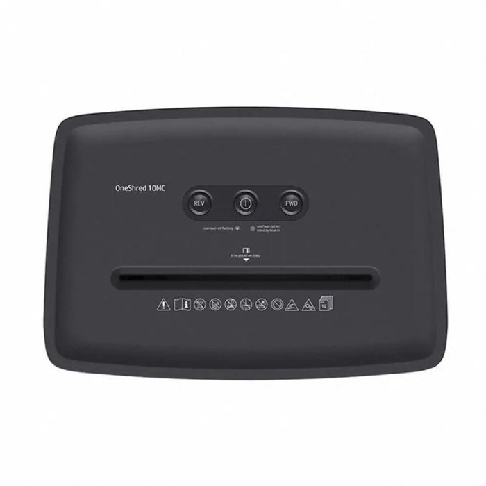 Шредер HP ONESHRED 10MC micro cut P-5 10 card 20l светло сив