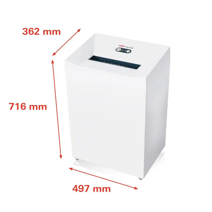 Шредер HSM Pure 530 80 л 3,9 мм