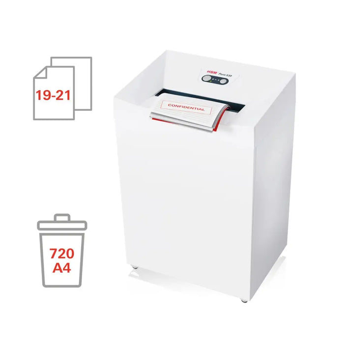 Шредер HSM Pure 530 80 л 3,9 мм
