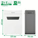 Шредер Leitz IQ Protect Premium 8X P4 8 листа кошница 14 л