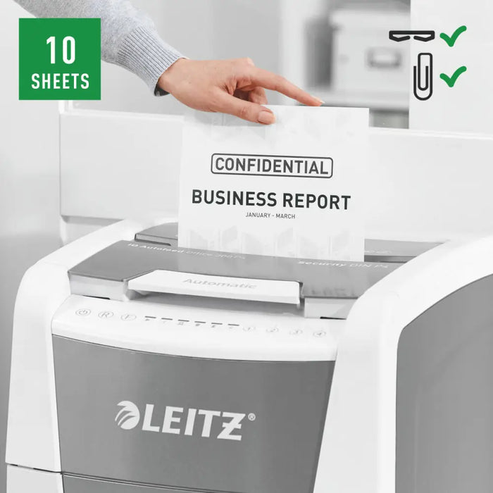 Шредер за хартия Leitz IQ 300 Autofeed P4 60 L