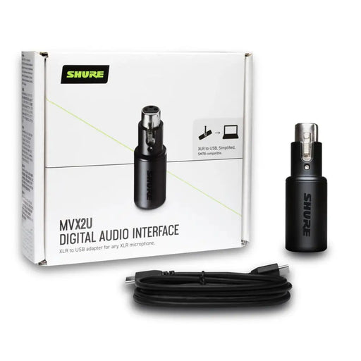 Shure MVX2U записващ аудио интерфейс