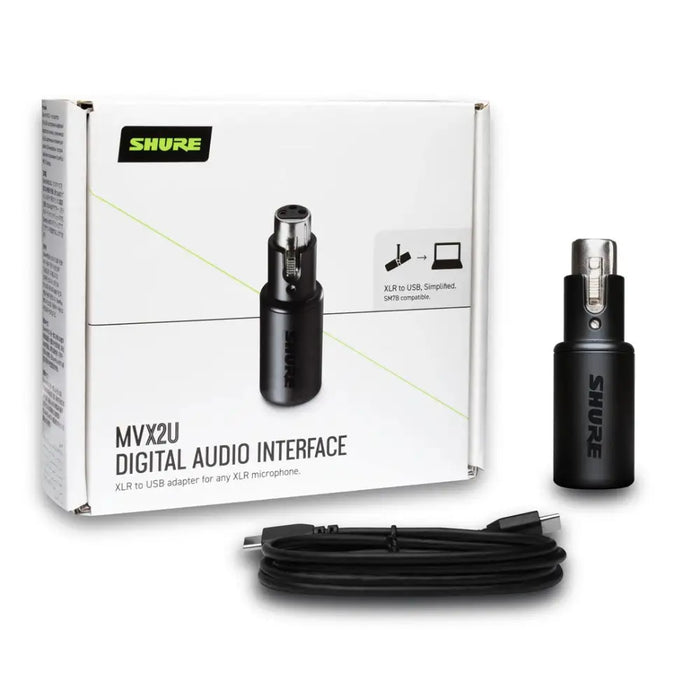 Shure MVX2U записващ аудио интерфейс