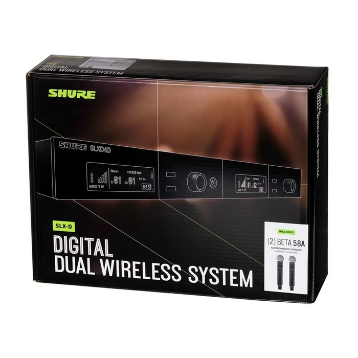 Shure SLXD24DE/B58-G59 - двойна цифрова безжична система