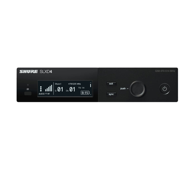 Shure SLXD4E-G59 безжичен микрофонен приемник за настолен компютър