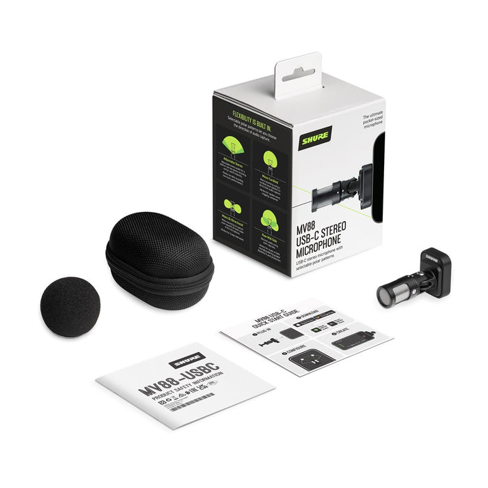 Shure MV88-USBC - стерео микрофон с USB-C конектор