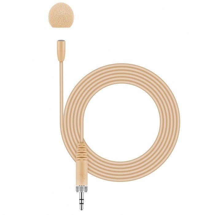 Sennheiser MKE Essential Omni Beige - миниатюрен лавалиер микрофон с 3.5 мм жак конектор (бежов)