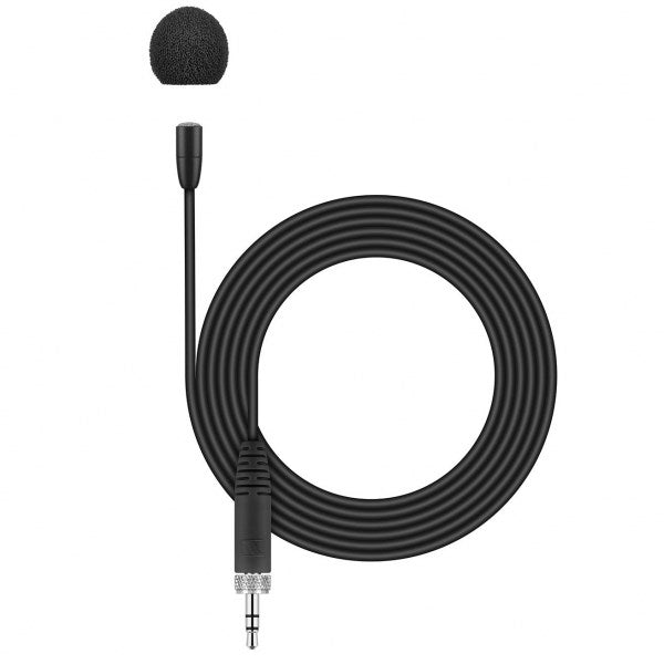 Sennheiser MKE Essential Omni Black - миниатюрен лавалиер микрофон с 3.5 мм жак конектор (черен)