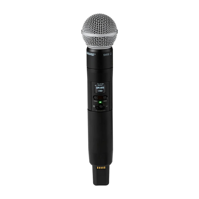 Shure SLXD24+E/58-G65 - цифрова безжична система с ръчен предавател/микрофон (470–606 MHz)