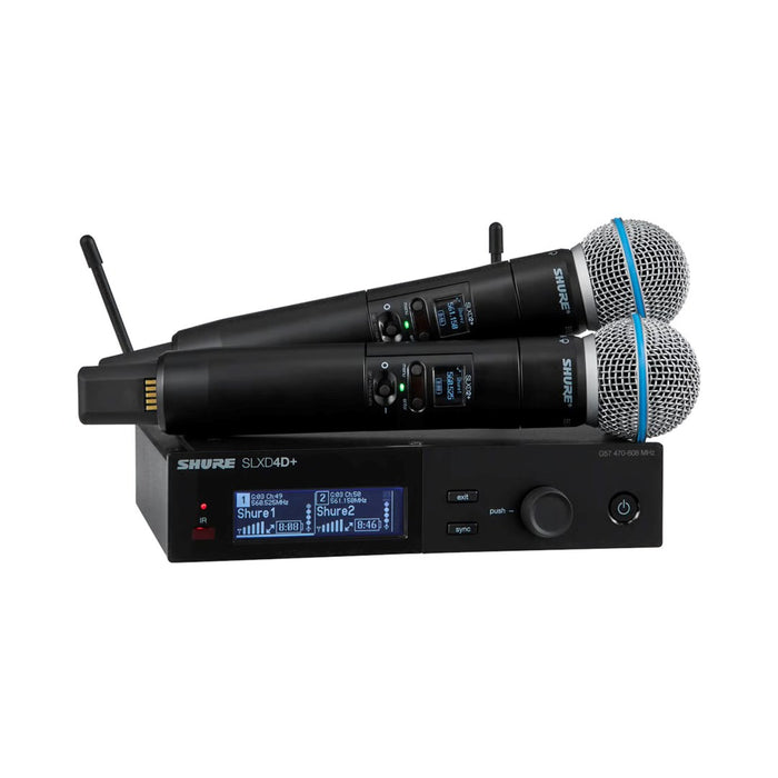 Shure SLXD24D+E/B58 - Поддържаща система без капсули Beta 58
