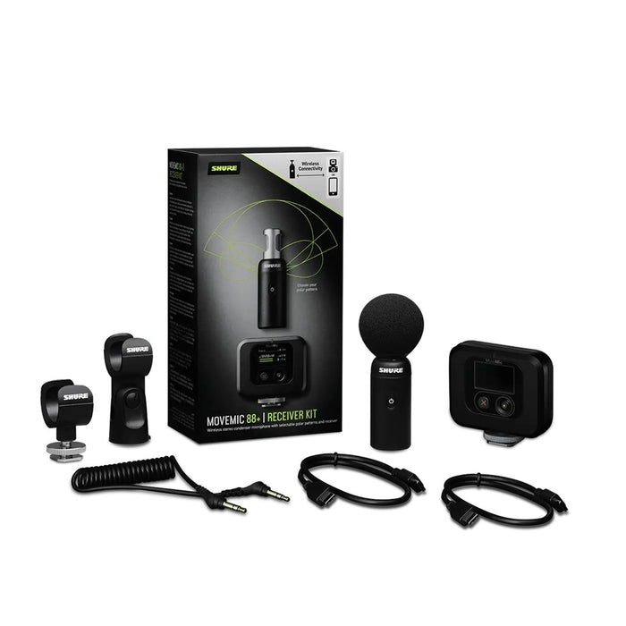 Shure MV88+W-KIT-Z6 - Bezprzewodowy mikrofon stereo z odbiornikiem nakamerowym