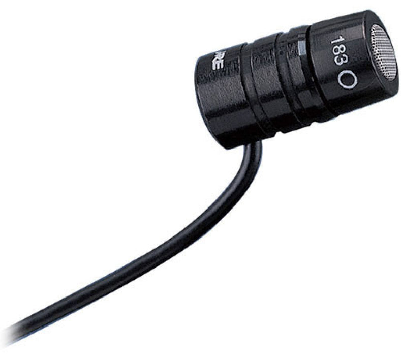 Петличен микрофон Shure - MX183, черен
