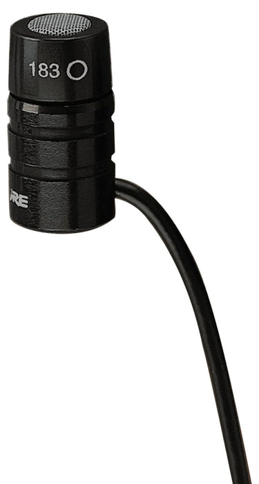 Петличен микрофон Shure - MX183, черен