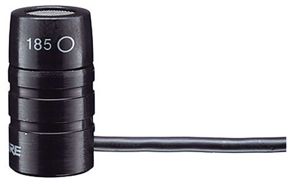 Микрофон Shure - MX185, кардиоиден, кондензаторен, черен