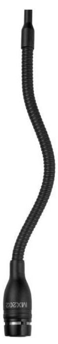 Кондензаторен микрофон Shure - Microflex, MX202B/N, без капсула, черен