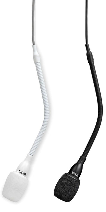 Кондензаторен микрофон Shure - Microflex, MX202B/N, без капсула, черен