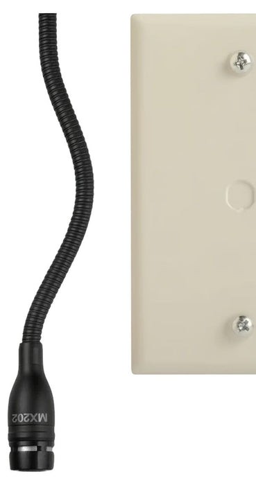 Микрофон Shure - Microflex, MX202BP/N, кондензаторен, без капсула, черен