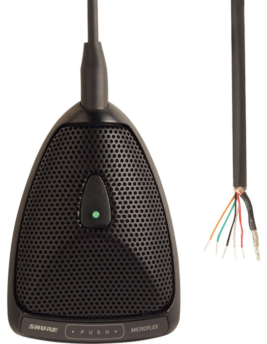 Кондензаторен микрофон Shure - MX392/O, Microflex, всепосочен, черен