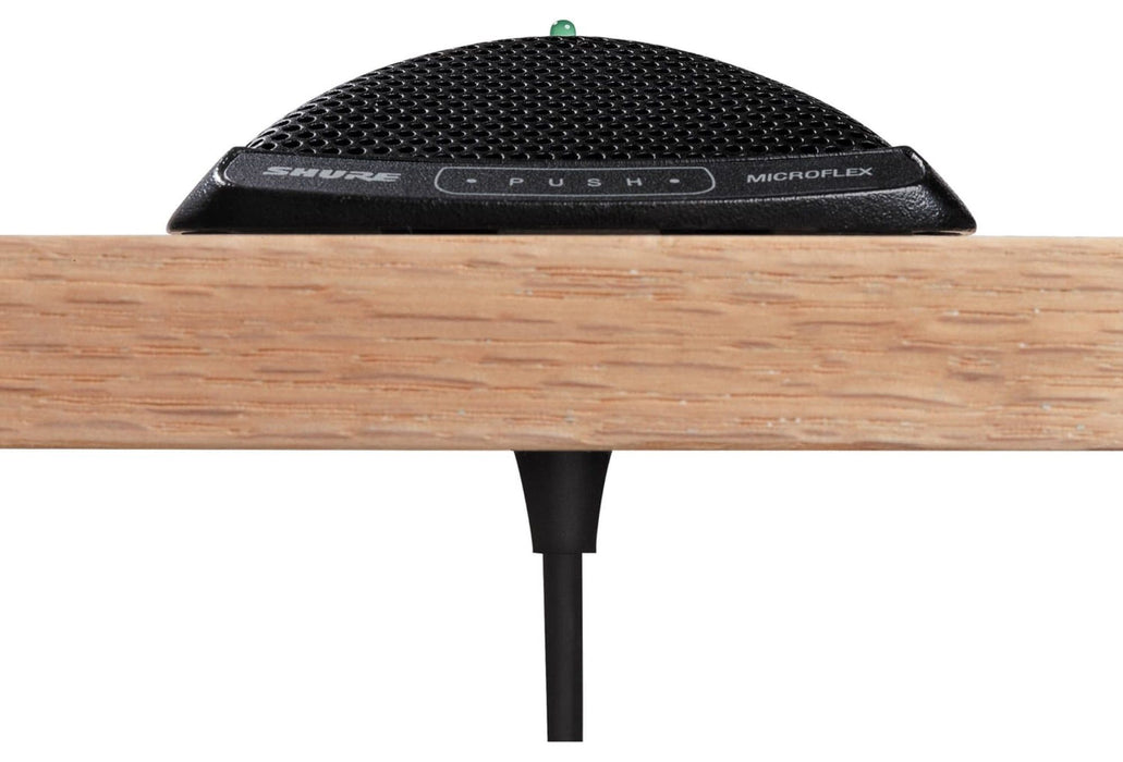 Граничен микрофон Shure - MX392/S, суперкардиоиден, черен