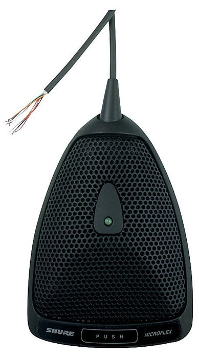 Граничен микрофон Shure - MX392/S, суперкардиоиден, черен